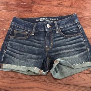 American eagle jean shorts
